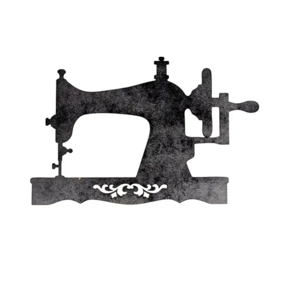NWT Sewing Machine Wood Sign FF1604 Fanatical Fusions
